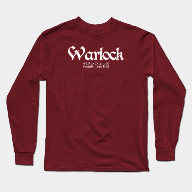 Class Skills - Warlock Long Sleeve T-Shirt by greyallison